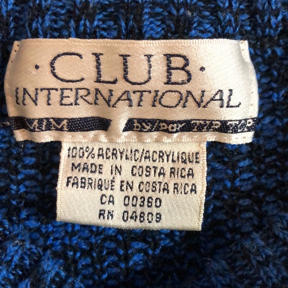 Vintage Patterned Knit Sweater. - Picture 9 of 13